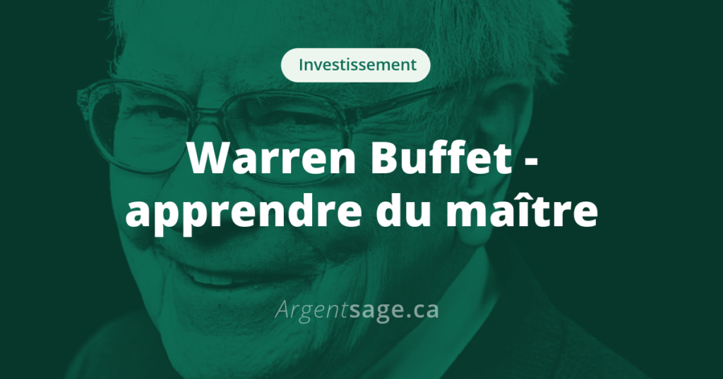 Warren Buffet - apprendre du maître